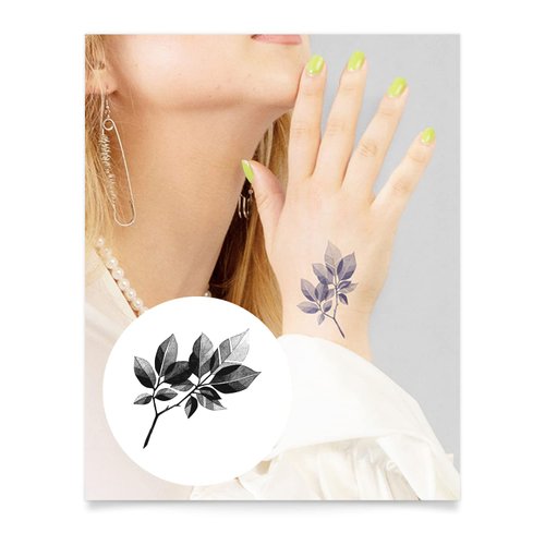 Inkbox Temporary Tattoos, Semi-Permanent Tattoo, One Premium Easy Long Lasting, Water-Resistant Temp Tattoo with For Now Ink - Lasts 1-2 Weeks, Autunno, 3 x 3 in