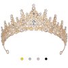 Crown and Tiara Headbands for Women Gold Beautifully Tiara & Crown Girls Bride Headpiece for Wedding Cosplay Halloween Cosplay Princess Queen Crown Prom Queen Gift Sets