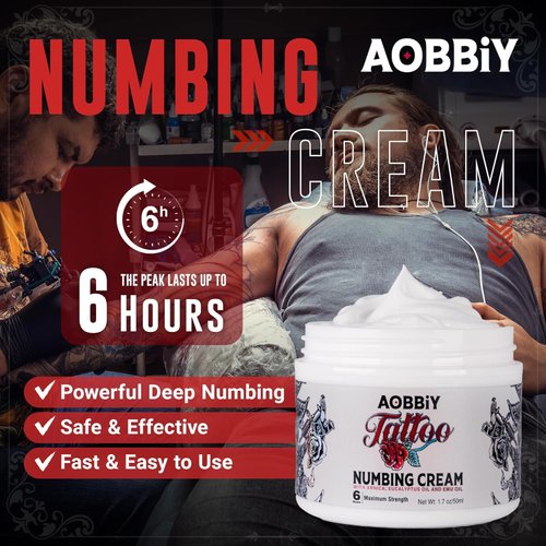 Numbing Cream Maximum Strength: Extra Strength Numbing Cream - Up to 6 Hours Numbness for Multi-Purpose Use - (50ml/1.7oz)