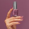 OPI Infinite Shine Long-Wear Dark Crème Finish Opaque Purple Nail Polish, Up to 11 days of wear & Gel-Like Shine, Times Infinity, 0.5 fl oz