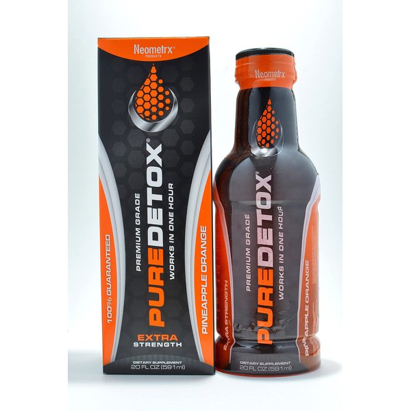 Detox Pure Neometrx Same-Day Extra Strength Detox Drink, Pineapple Orange Flavor, 20 Fl Oz