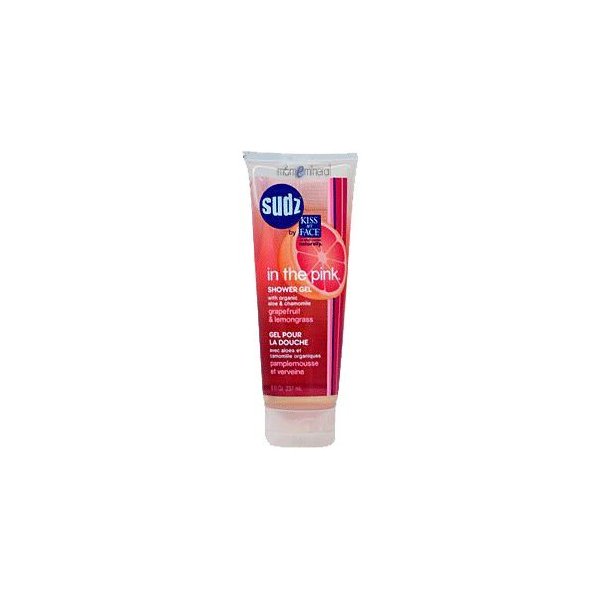 Kiss My Face, SL, Sudz, In the Pink, Shower Gel, Grapefruit & Lemongrass, 8 fl oz (237 ml)