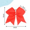 Cheer Bows,Hair Bows,Red Bow for Hair,2 Pack Red Hair Bow,Bow Hair Ties,Red Ribbon for Hair,Cheer Bow Holder,Hair Ties with Bows,Cheer Bows for Cheerleaders,Red Hair Ribbon,Cheer Hair Accessories