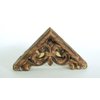 Real triangle wood and metal hair claw clip for fine thin hair (Primary color: Light wood)