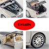 Toy Cars Rolls-Royce Phantom Model White Alloy Collectibles Diecast Vehicles with Sound and Light