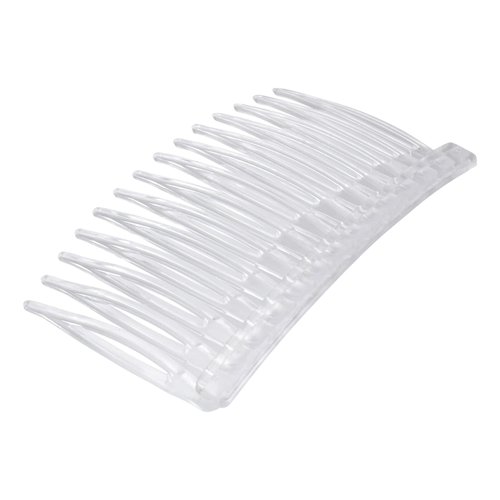Lurrose Wedding Decor Plastic Comb 10pcs Clear Hair Combs Hair Clip Combs Plastic Bridal Wedding Veil Combs Fine Hair Styling Accessories for Women Girls Decorative Hair Combs Braided Wigs