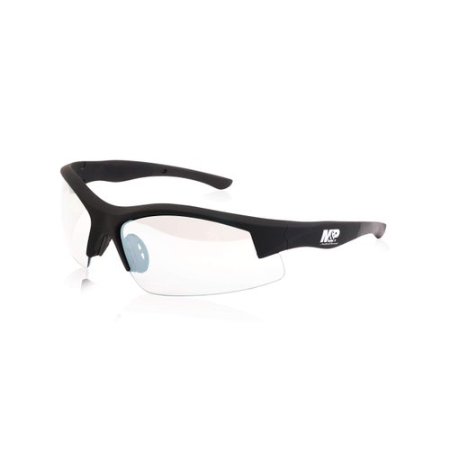 Smith & Wesson M&P Super Cobra Frame Shooting Glasses with No-Slip Rubber, Impact Resistance and Anti-Fog Lenses for Shooting, Working and Everyday Use