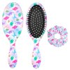 Hair Brush For Girls Dinosaur Brush For Curly Hair Kids Detangler Brush For Thick Hair Women Girls Brush Set Toddler Wet/Dry Little Girl Brush