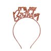 RhinestoneSash Birthday Tiara for Women - Rose Gold Sparkle Its My Birthday Headband - Birthday Gifts for Women, Rose Gold Birthday Tiara, Birthday Party Supplies, Decorations (MyBday) RGGttr