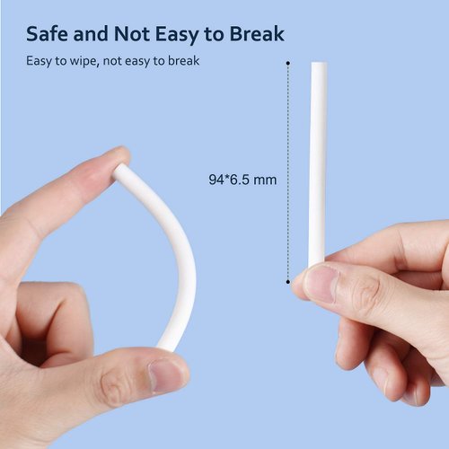 36 Pieces Eraser Pen Retractable Mechanical Eraser Pen Include 6 Packs Eraser Pen and 30 Erasers Refill for School Office Painting Writing (Clear Color)