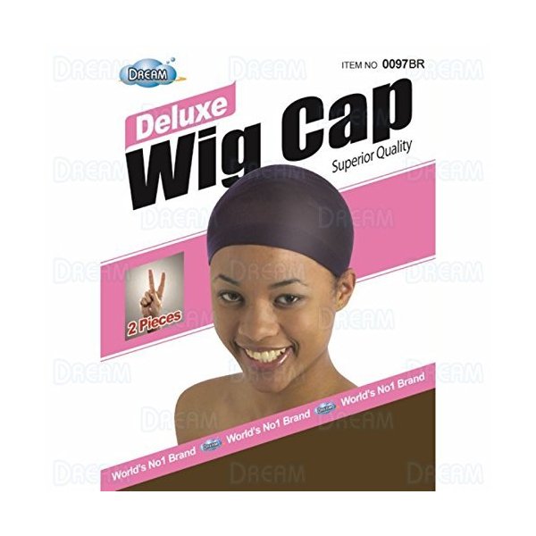 Dream Deluxe Wig Cap 24 Piece Package BROWN