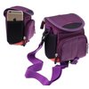 Navitech Purple Camera Shoulder Bag Compatible with ISHARE 2.8" TFT LCD Display Rechargeable Digital Camera