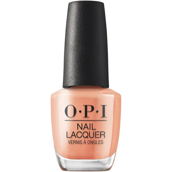 OPI Nail Lacquer, Warm Crème Opaque Finish Orange Nail Polish, Up to 7 Days of Wear, Chip Resistant & Fast Drying, Spring '24, Your Way Collection, Apricot AF, 0.5 fl oz