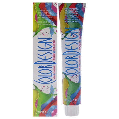ColorDesign Fun and Glam Demi-Permanent Hair Color - Carribean Turquoise Hair Color Unisex 3.4 oz