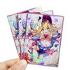 50ct (DarkMagicianGirl) Holographic Top Loading Trading Card Sleeves Deck Protector for YuGiOh/Japanese Art Anime Printing Card Sleeves Protectors 63x90mm (A03)