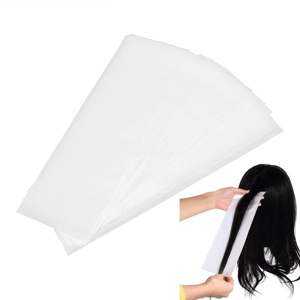 100Pcs Hair Coloring Sheet, Reusable Dyeing Separating Dye Paper Plastic Foils For Color Brush Mesh Wrap Bleach Foil Sheets for Salon Barber Hairdresser