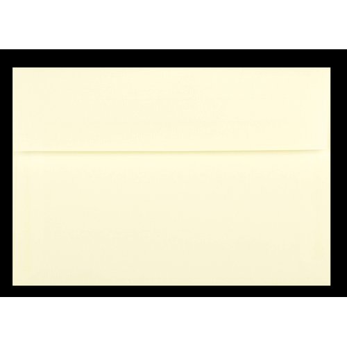 Ivory 100 Boxed A7 5-1/4 x 7-1/4 for 5 x 7 Greeting Cards. Weddings Invitations Announcements Showers Communions Confirmations Thank You from The Envelope Gallery