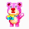 BDYDT Animal Cherry Bear Camera Micro Building Blocks Set（1873PCS） Gift for Adults and Kids