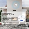 2 Packs Carbon Monoxide Detectors Carbon Monoxide Alarm CO Alarm Detector Monitor with LED Digital Display Battery Operated