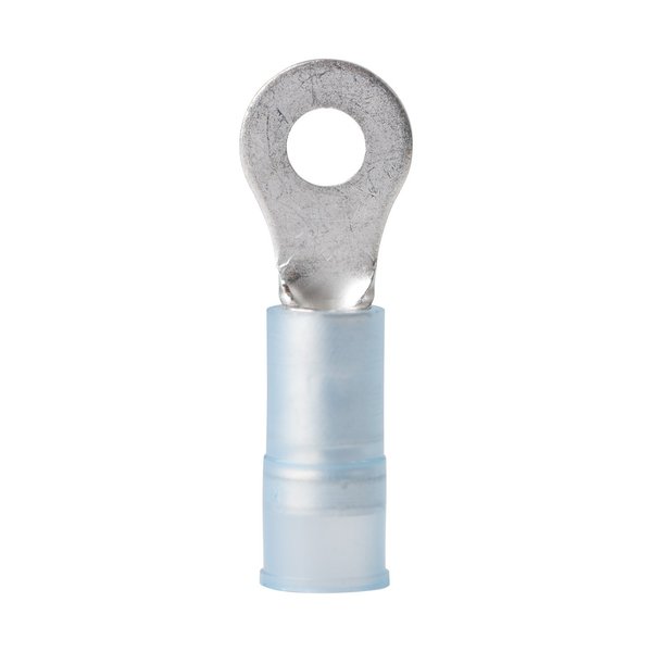 Ancor 220216 Marine Grade Electrical Nylon Insulated Double Crip Funnel Entry Ring Terminals with Insulation Grip (16 to 14-Gauge, Size 3/8 Screw, 100-Pack)
