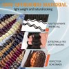 Deep Wave Crochet Hair For Black Women Curly Braiding Hair 16 Inch 2 Packs Ocean Wave Braiding Hair Extensions Soft Crul Crochet Hair For Boho Braids(16inch, 2pack, black)…