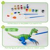 BONNYCO Dinosaur Toys for Kids Painting Kit 16 Figurines Kids Crafts Kits with Glow in The Dark, Toys & Gifts for Boys | Kids Toys 3 4 5 6 7 8 9 10 Years Old Gifts for Kids Birthday, Christmas