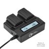 Green Extreme Dual Smart Charger with LCD Screen for Canon BP-800 Series Batteries