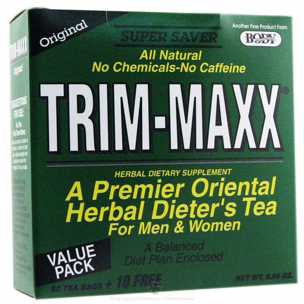 Body Breakthrough - Trim-Maxx Herbal Dieter's Tea for Men and Women Original - 70 Tea Bags