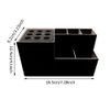 HomeSoGood Hairdressing Tool Storage Box Barber Comb Holder Salon Styling Storage Rack Cosmetic Organizer for Barber Shop Pet Grooming Shop Supplies