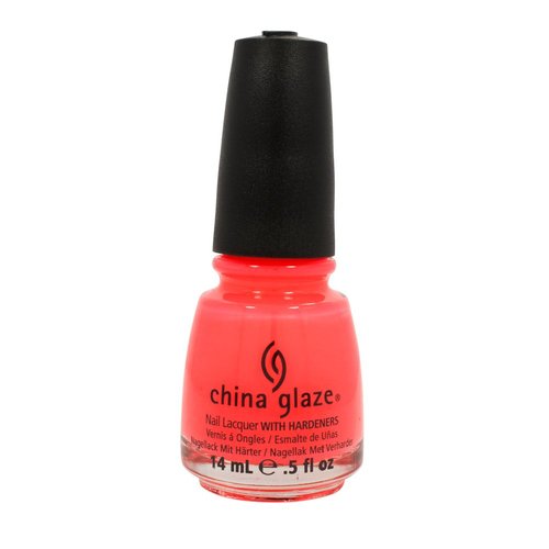China Glaze Clay Nail Polish Lacquer Professional Salon SHELL-O Red Orange 81319 by China Glaze