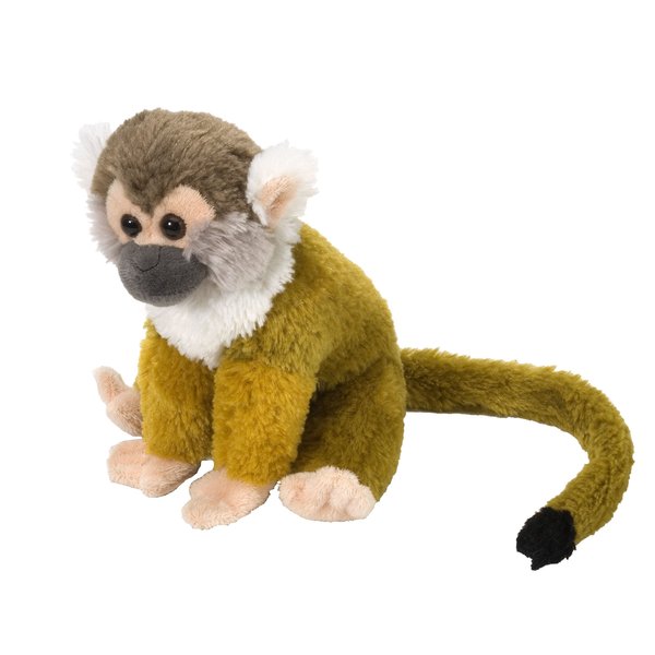 Wild Republic Squirrel Monkey Plush, Stuffed Animal, Plush Toy, Gifts for Kids, Cuddlekins 8 Inches