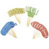 24 Pieces football Theme Glitter Cupcake Topper Cake Picks Decoration for Baby Shower Birthday Party Favors, Sunday Party Supplies with Touchdown, Football and Field Goal