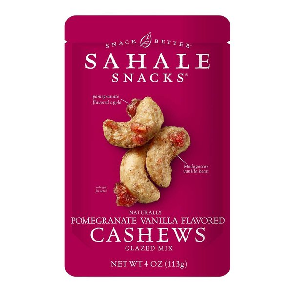 Sahale Snacks Cashews with Pomegranate and Vanilla - 4 oz