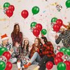 60PCS Gold Red and Green Balloons,Christmas Balloons Green Red and Gold Balloon Arch Kit,Suitable for Birthday Wedding Festival Christmas Party Decorations