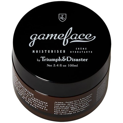 TRIUMPH & DISASTER | Gameface Moisturiser Jar | Hydrating Facial Moisturizer - Lightweight, Non-Greasy Facial Lotion for Men, 3.4 oz