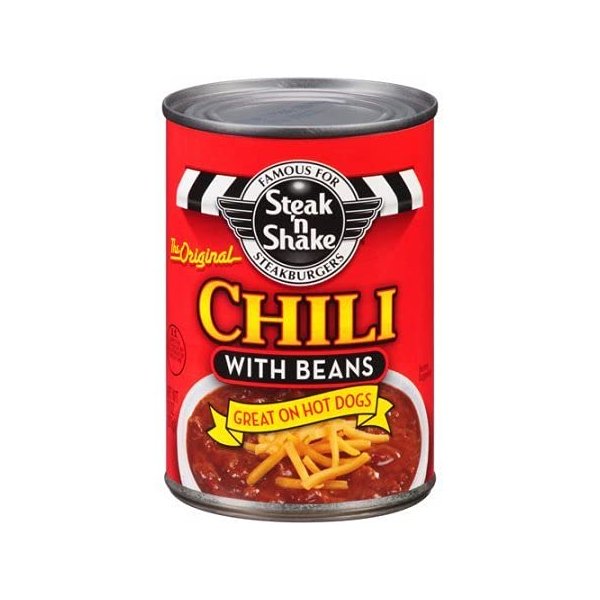 Steak 'n Shake Chili with Beans 15 Oz Can