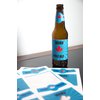 Glossy Beer Bottle Labels - 10 Sheets, 40 Neck and Bottle Labels - Make Your Own Custom Printable Beer Labels - Waterproof Beer Label Stickers for Inkjet & Laser Printers