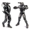LonullyMege Ironman Action Figures Ultimate Set 2 Pack Toys,7 inch War Machine MK1 & Mark 46 with Lots of Accessories Collectible Statue Playset(WM1 & MK46)