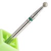 OIIKI 3PCS Diamond Nail Drill Bit, Cuticle Clean Carbide Nail Rotary Burrs, Pedicure Nail Art Tools, for Electric Nail File Machine