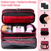 Tesuko Carrying Case Compatible with Toniebox Starter Set, Double Layer Storage Bag for Tonies Figures Characters, Portable Travel Organizer Case with Shoulder Strap for Tonies Box Headphones (Black)