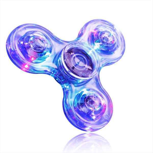 FIGROL LED Light Fidget Spinner, Easter Crystal Finger Toy Gift for Children, Stress Reduction and Anxiety Relief Hand Spinner