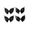 Bat Hair Bow Clips for Girls Women 4pcs Halloween Decorations Cosplay Costume Hair Accessories 4inch
