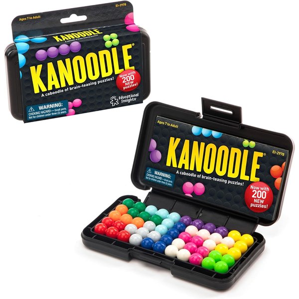 Educational Insights Kanoodle 3D Brain Teaser Puzzle for Ages 7+ Brain Games for Kids and Adults, Travel Games