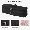 GENCAM Double-Layer Carrying Case for Dyson Airstrait Straightener, Travel Case for Dyson Airstraight, Portable Storage Case for Dyson Airstrait/Corrale Hair Straightener (Black)