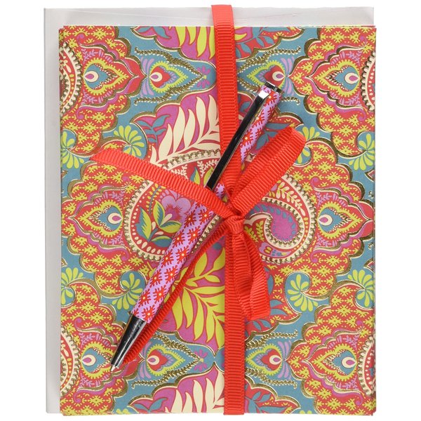 Vera Bradley Notecards with Pen in Paisley in Paradise (15208-379)