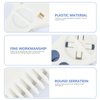 Lurrose Hair Cutter Comb Hair Shaper Razor Comb Double Edge Razor Hair Thinning Razor Comb for Home Salon Hair Cutting Styling Tools (White and Blue)