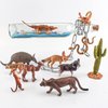 BRETOYIN 12-Piece Desert Animals Figurines Set - 6 Inch Realistic Toys for Kids, Toddlers, School Projects, Birthday Gifts, and Party Favors