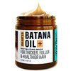 Roasted Batana Oil+ Revitalizing Hair Mask Infused with Rosemary Oil for Hair Growth - Get Thicker, Fuller & Healthier Hair - Deep Conditioning Hair Mask - Batana Oil for Hair Growth Dr Sebi Organic