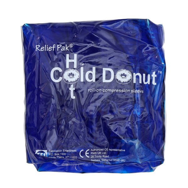 Relief Pak 11-1531 Donut Cold and Hot Compression Sleeve, Small