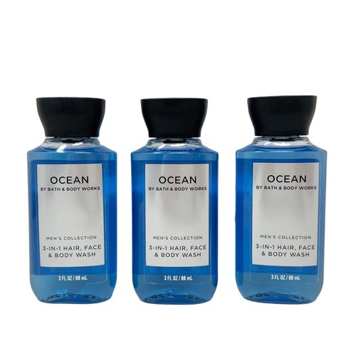 Ocean Set of 3 Shower Gel - Travel Size